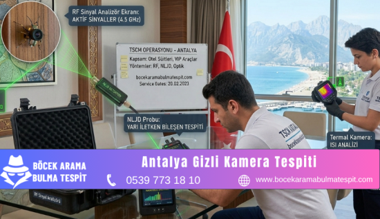 Antalya Gizli Kamera Tespiti
