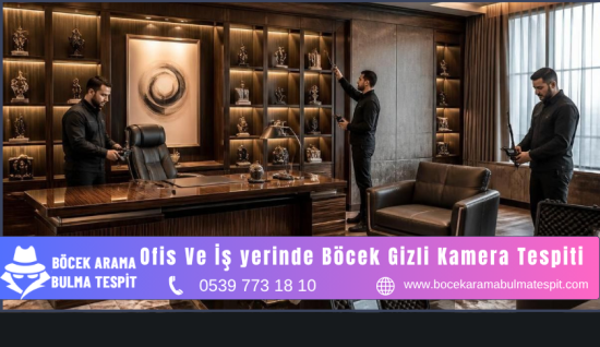 Ofis Ve İş yerinde Böcek Gizli Kamera Tespiti