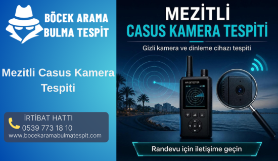 Mezitli Casus Kamera Tespiti